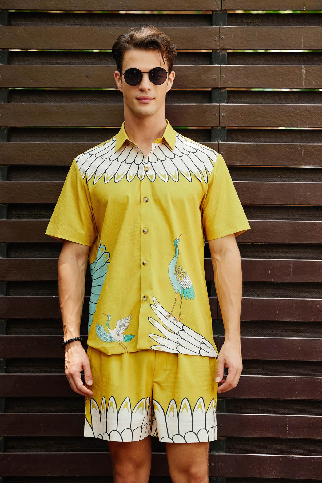 Sunset Tropic Shirt With Shorts