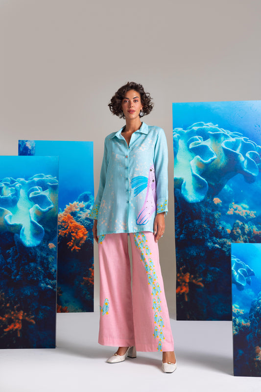 Cant Get Enough Of Ocean Shirt With Pants