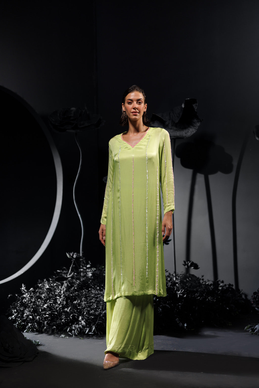 Grove-kurta Green Set