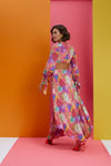Try me-Side Cut Out High Low Dress - Designer Shop in Ahmedabad