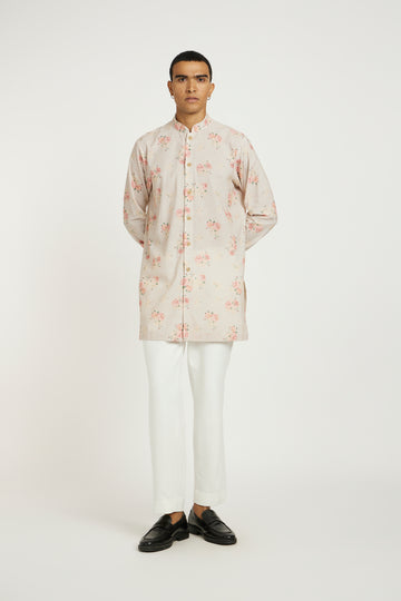 Blush Blooms - Kurta With Pants