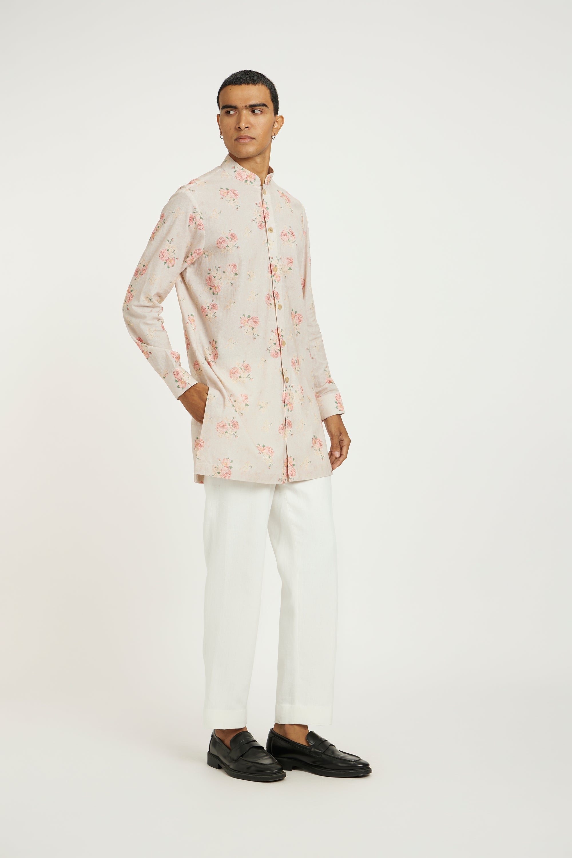 Blush Blooms - Kurta With Pants