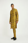 Ochre Printed Kurta Set