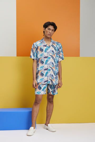 Mens Short Shirts - after hours co-ord set