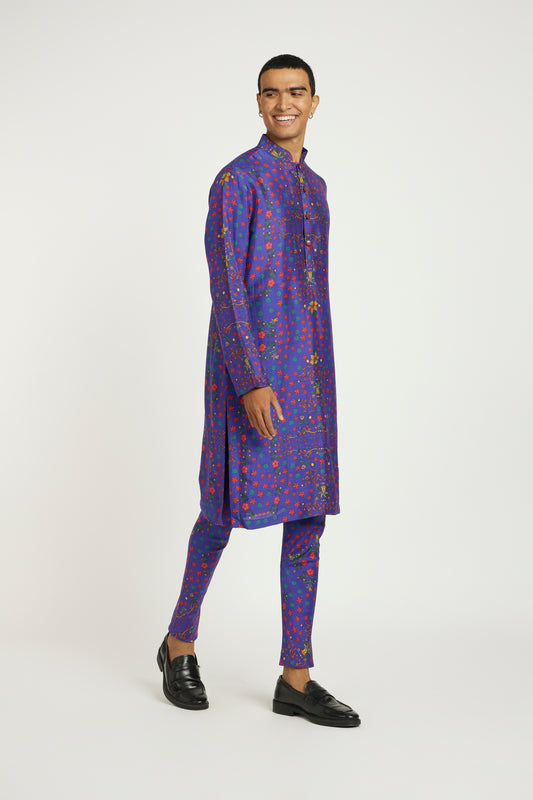 Perse Bloom Kurta Set