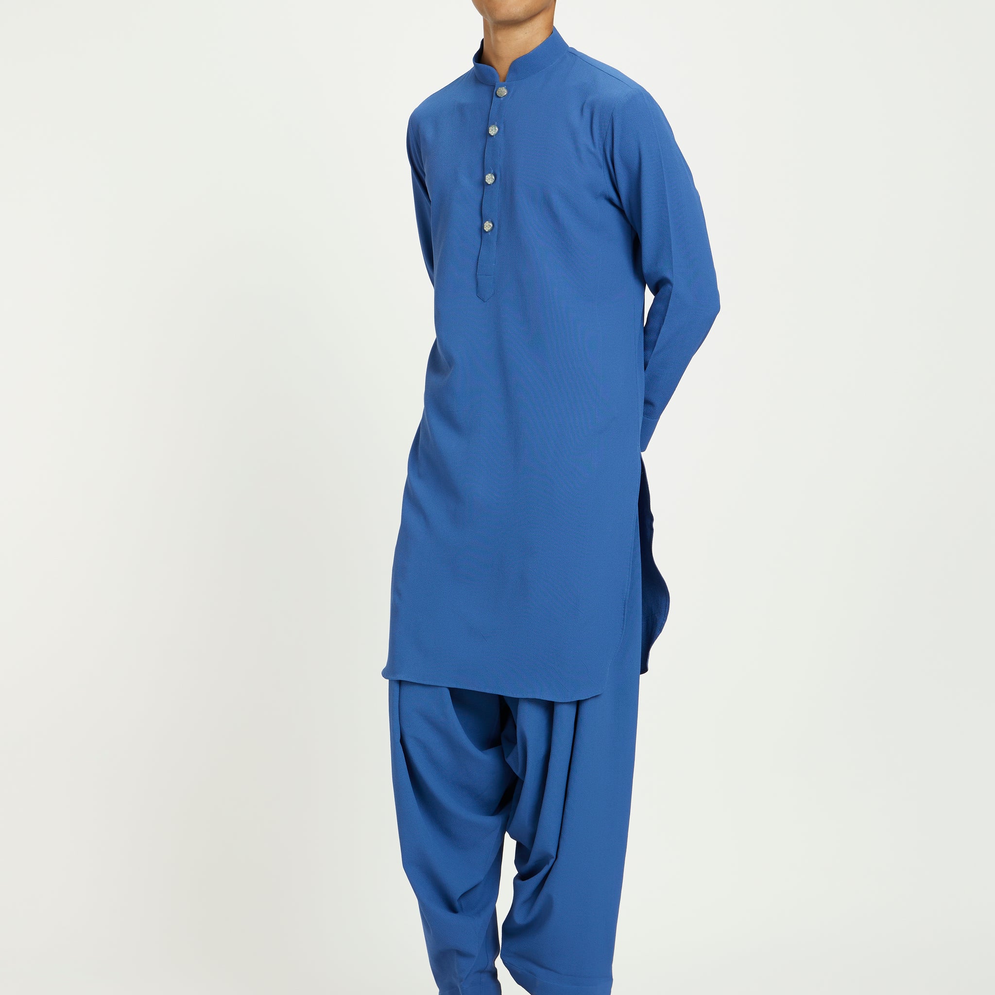 Cerulean Pathani Suit