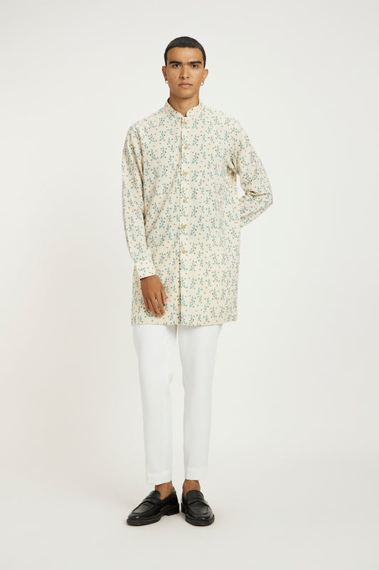 Serene Skyline - Kurta With Pants