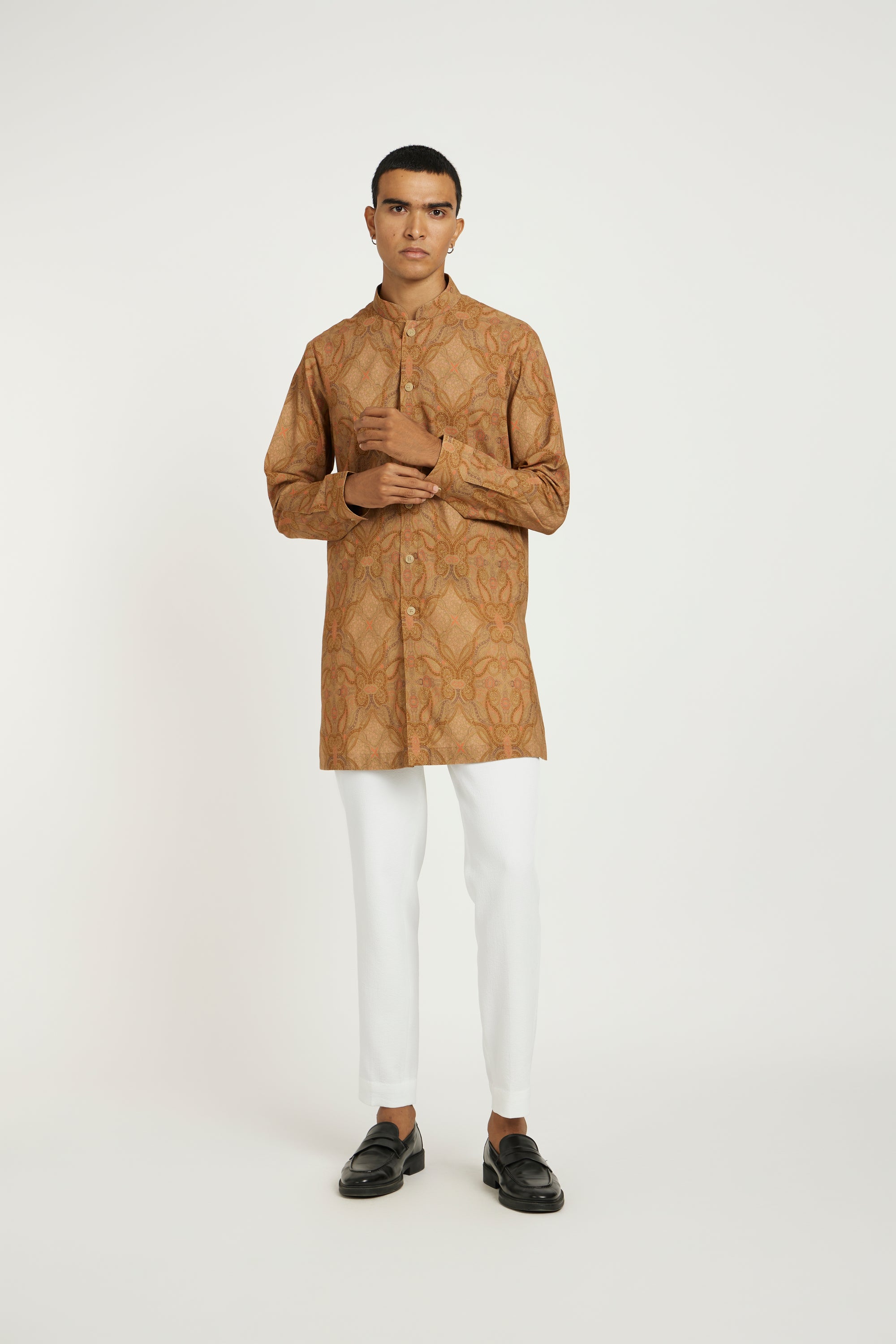 Rustic Monochromatics - Kurta With Pants