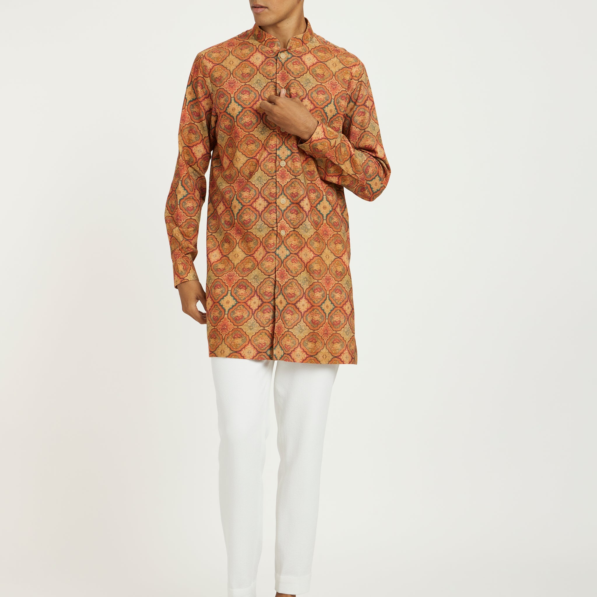 Cinnamon Vintage Floral - Kurta With Pants