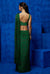 Emerald Bloom- Drape saree