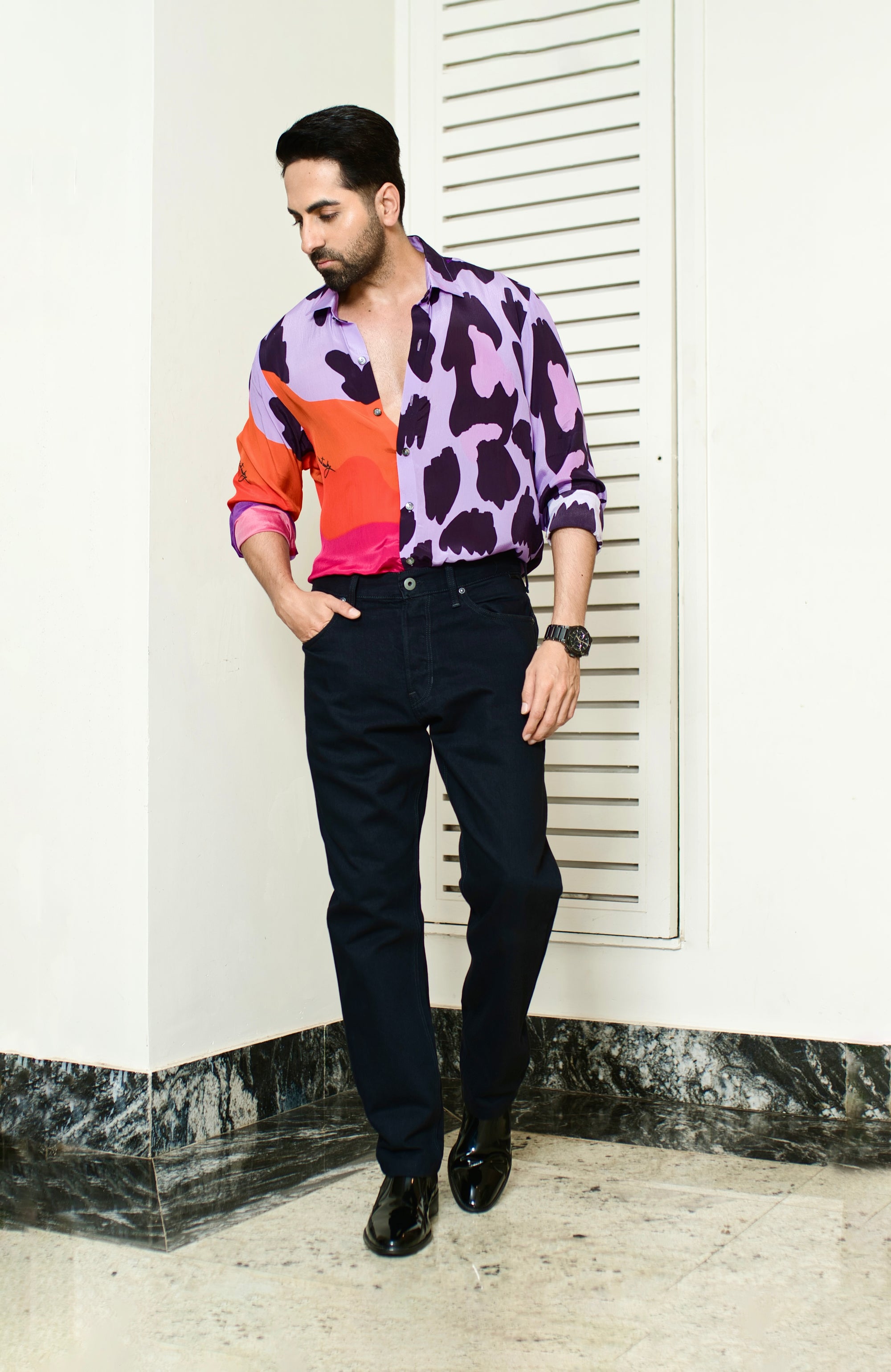 Ayushman Khurranna in our Eyes on me shirt