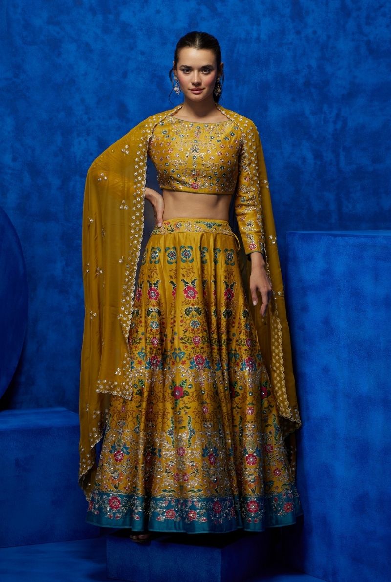 Mustard Blossom Lehenga Choli