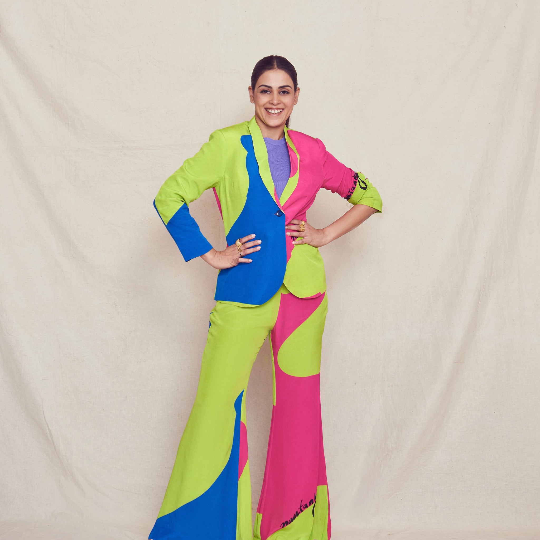 Genelia D'Souza in our Double Up Blazer set