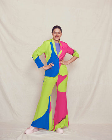 Genelia D'Souza in our Double Up Blazer set