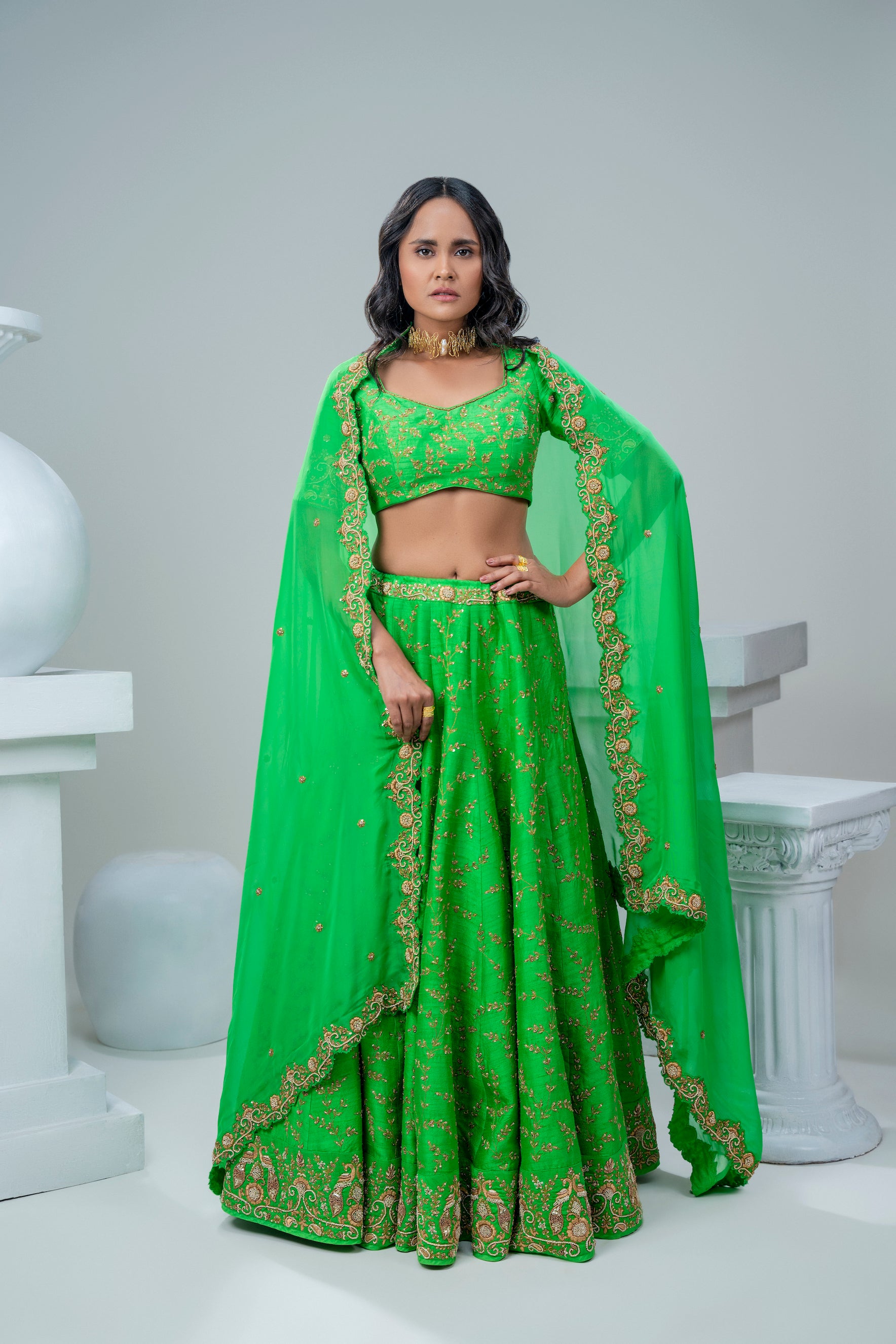 velver lehenga choli at Rs.5000/Piece in surat offer by Ethnic Export