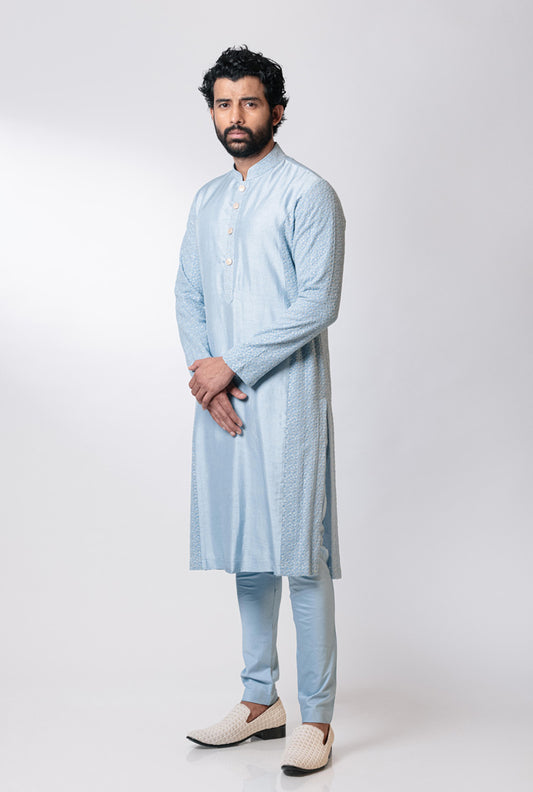 Powder Blue Kurta Set