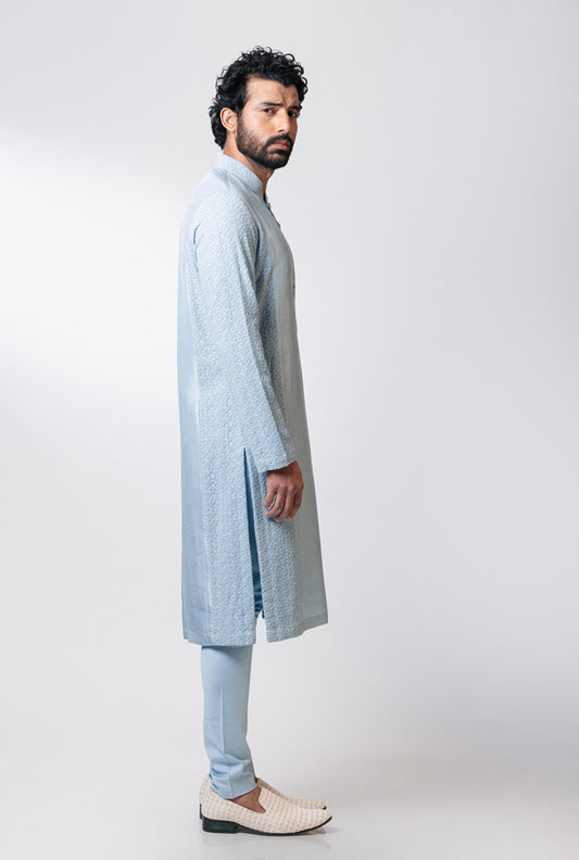 Powder Blue Kurta Set