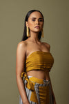 Main Character Vibes - Pleated Ladies Bustier
