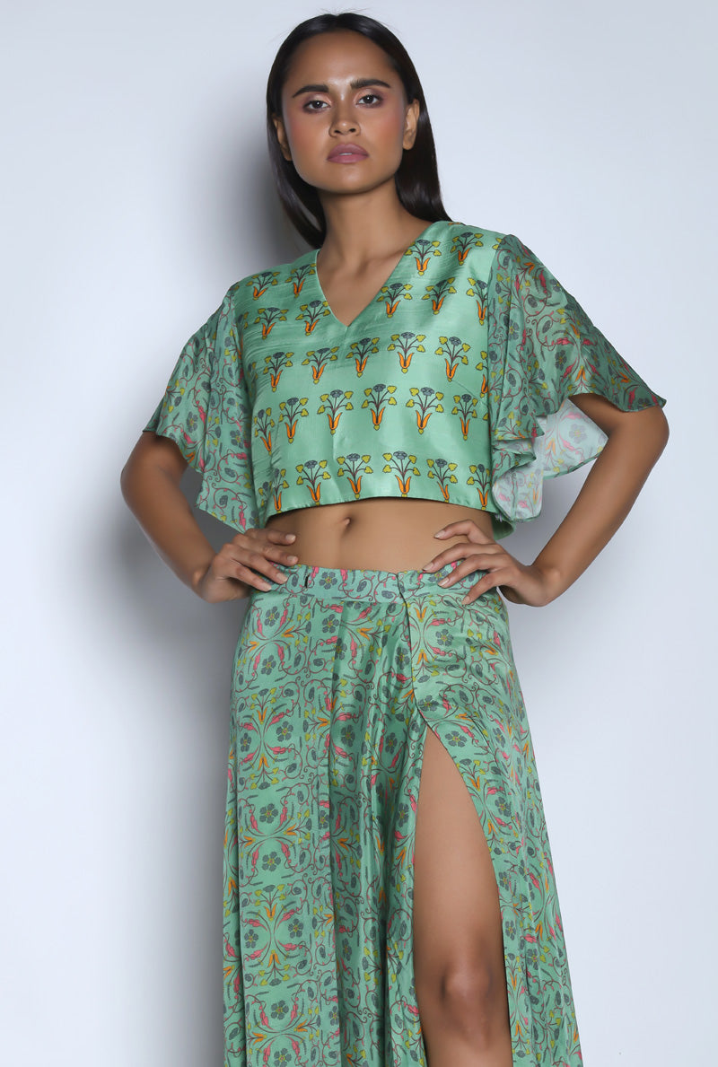 MINT GREEN SKIRT SET