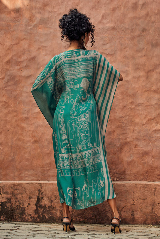 Teal Kaftan