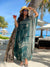 Hina Khan in our Teal Kaftan