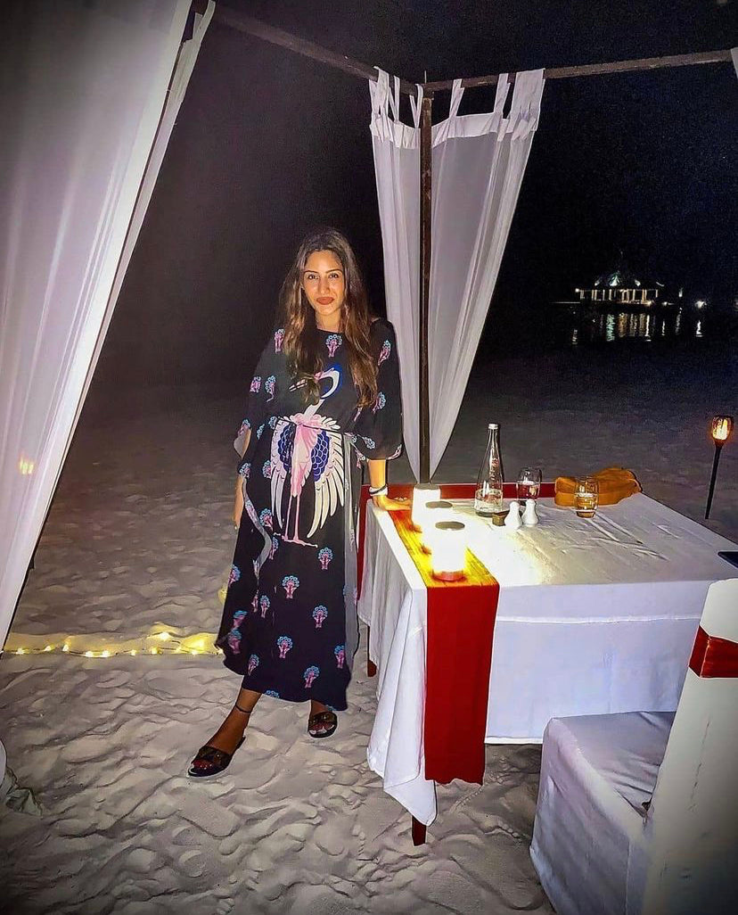 Surbhi Chandna in our flamingo kaftan