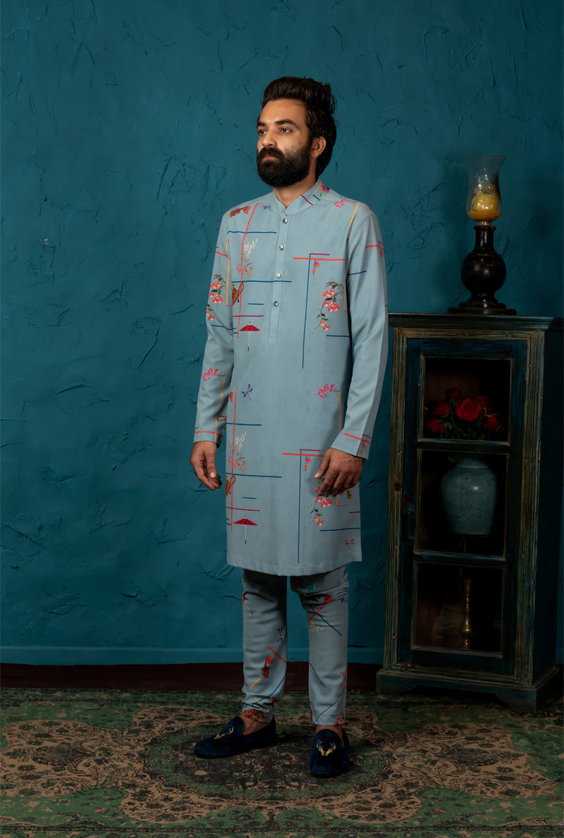 printed kurta pajama