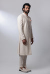 white sherwani for groom