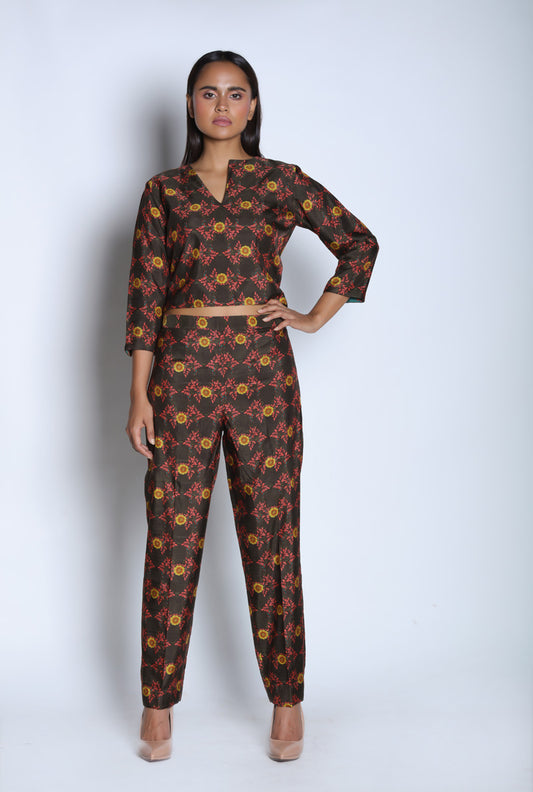 BROWN CO-ORD SET