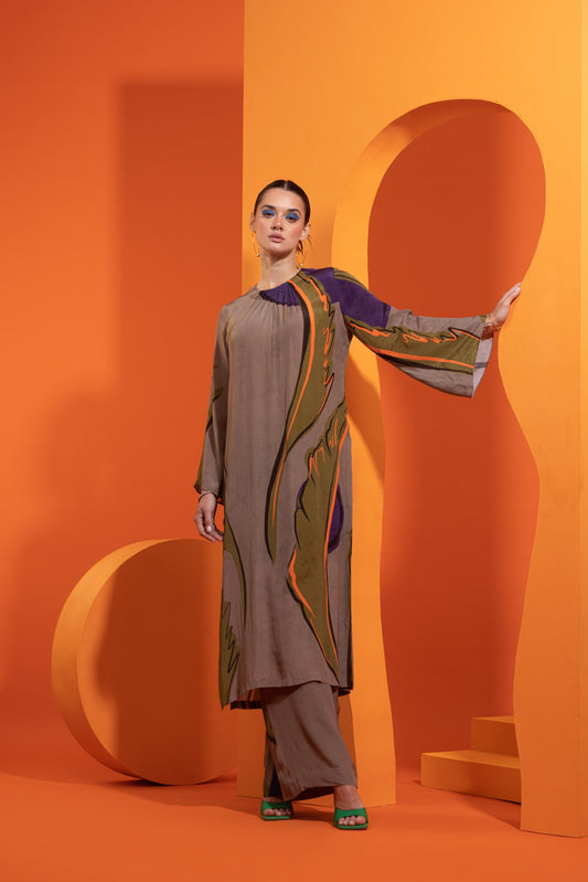 HEAD OVER HEELS -Bell Sleeved Kurta With Pants