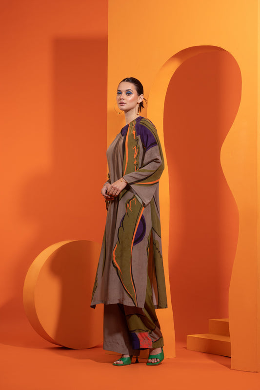 HEAD OVER HEELS -Bell Sleeved Kurta With Pants