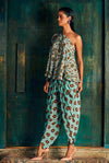 Tulip Pants with Ice Blue Top