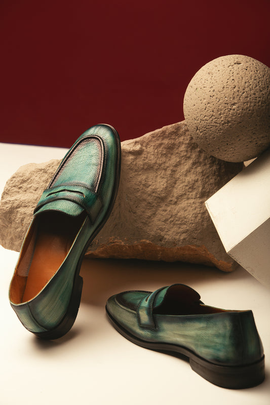 PENNY LOAFER- GREEN