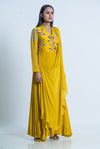 Indo western drape dresses