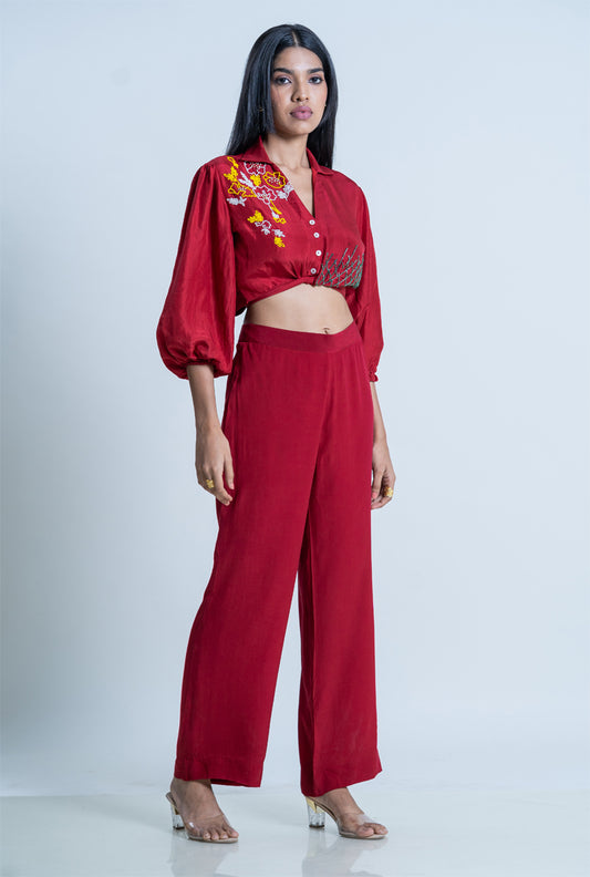 Ruby Camellia Co-ord