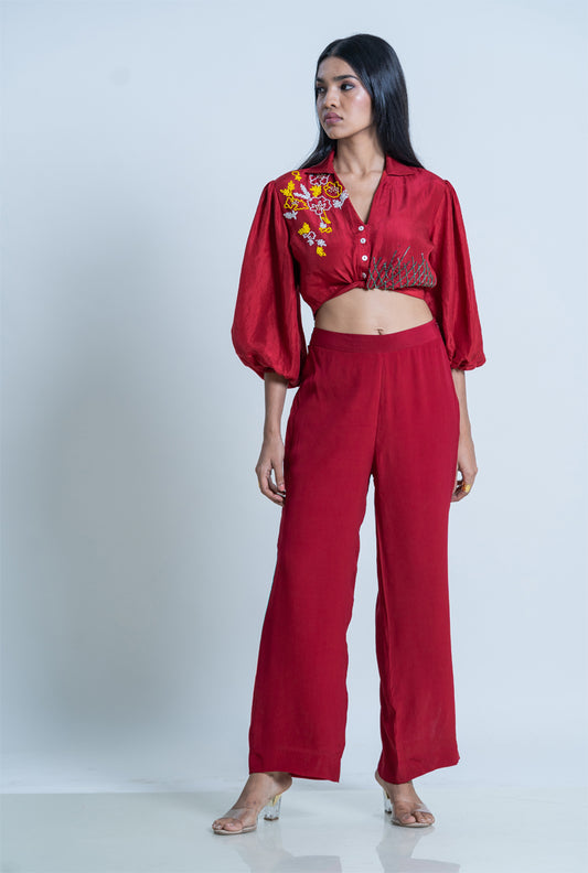 Ruby Camellia Co-ord